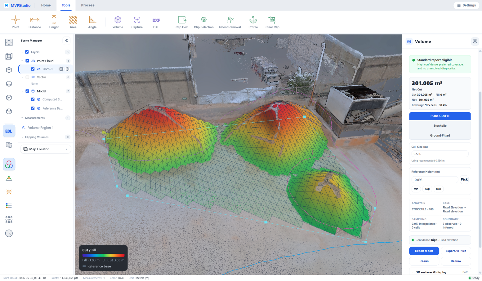 Tersus MVP Studio Turn earthwork into defensible quantities. for product feature workflow