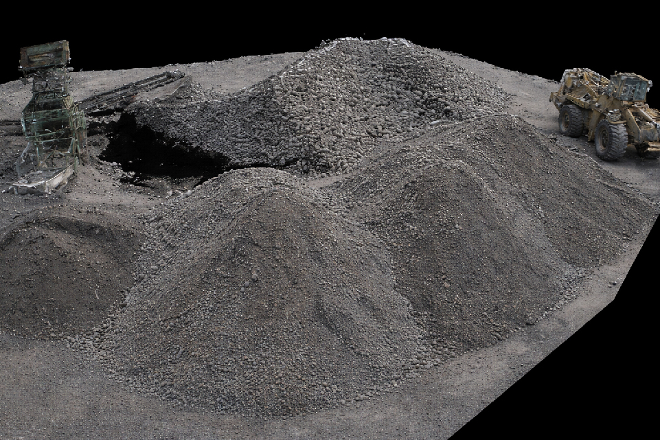 Earthwork and volume calculation workflow