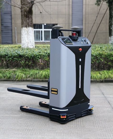 Intelligent forklift pictured in the published David Plus case study